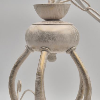 Brilagi - LED-lühter ketiga ANTICO 5xE27/60W/230V 3000K valge patina