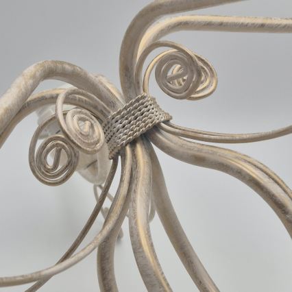 Brilagi - LED-lühter ketiga ANTICO 5xE27/60W/230V 3000K valge patina