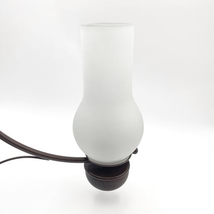 Brilagi - LED-lühter ketiga COTTAGE 3xE14/40W/230V pöök/pruun/valge