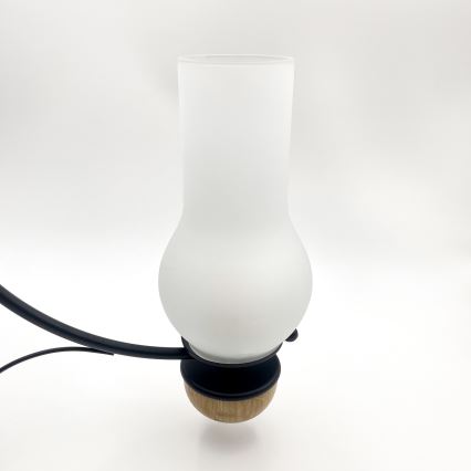 Brilagi - LED-lühter ketiga COTTAGE 3xE14/40W/230V tamm/must/valge