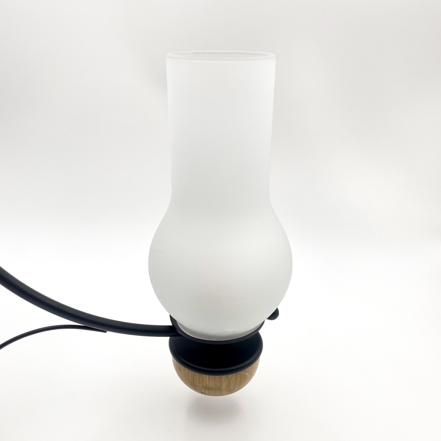 Brilagi - LED-lühter ketiga COTTAGE 3xE14/40W/230V tamm/must/valge