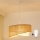 Brilagi - LED Lühter LYRA 1xE27/15W/230V beež/kreemikas