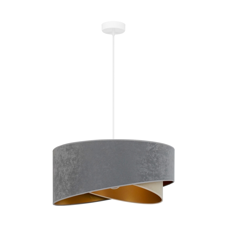 Brilagi - LED Lühter LYRA 1xE27/15W/230V hall/beež/kuldne