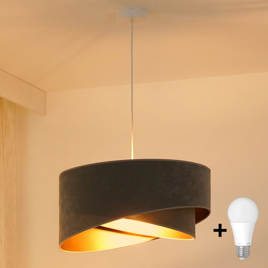 Brilagi - LED Lühter LYRA 1xE27/15W/230V hall/kuldne