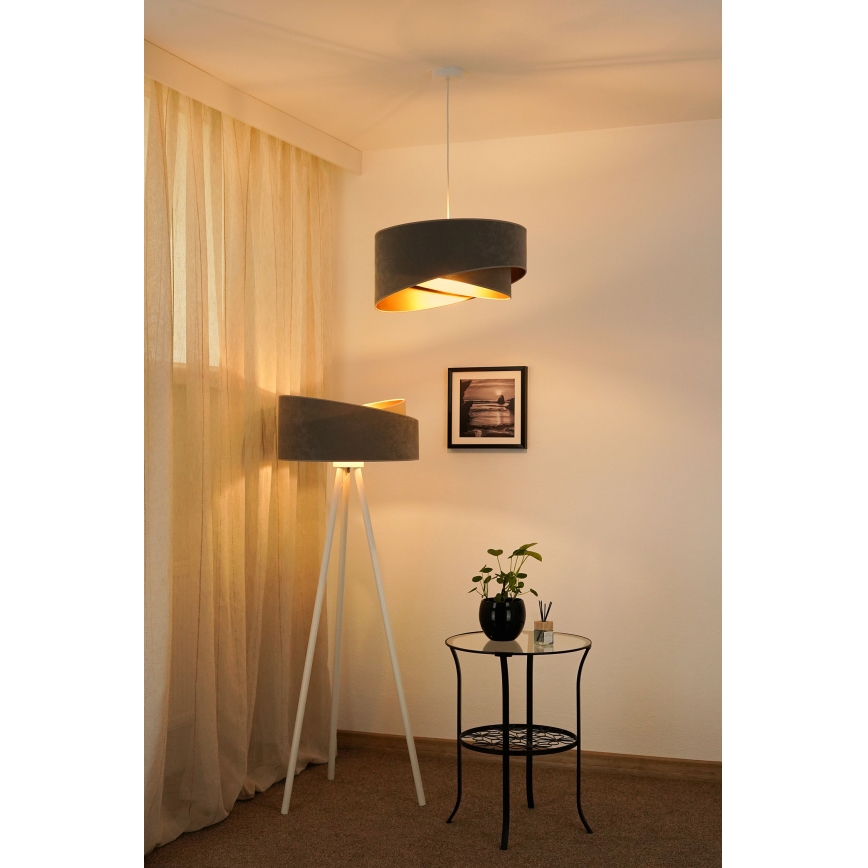 Brilagi - LED Lühter LYRA 1xE27/15W/230V hall/kuldne
