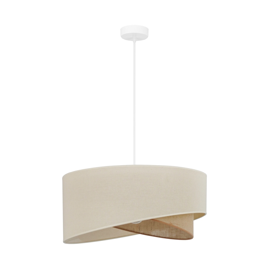 Brilagi - LED Lühter LYRA 1xE27/15W/230V kreemikas/beež