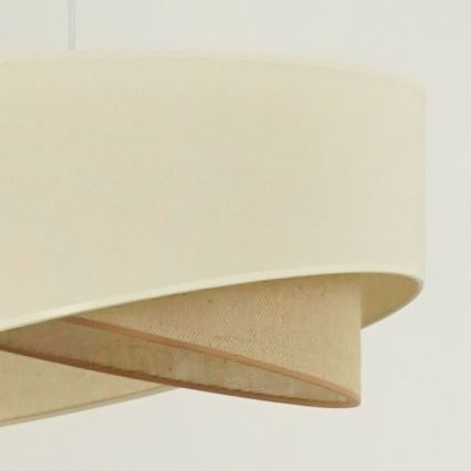 Brilagi - LED Lühter LYRA 1xE27/15W/230V kreemikas/beež