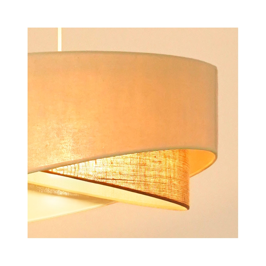 Brilagi - LED Lühter LYRA 1xE27/15W/230V kreemikas/beež