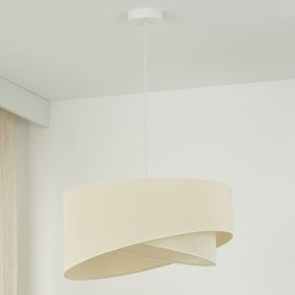 Brilagi - LED Lühter LYRA 1xE27/15W/230V kreemikas