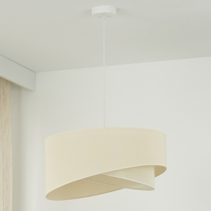 Brilagi - LED Lühter LYRA 1xE27/15W/230V kreemikas