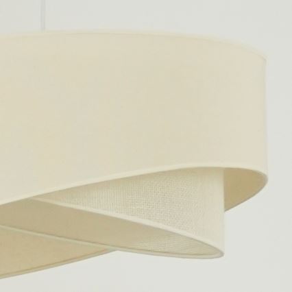 Brilagi - LED Lühter LYRA 1xE27/15W/230V kreemikas