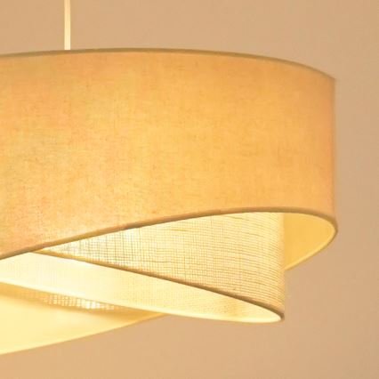 Brilagi - LED Lühter LYRA 1xE27/15W/230V kreemikas