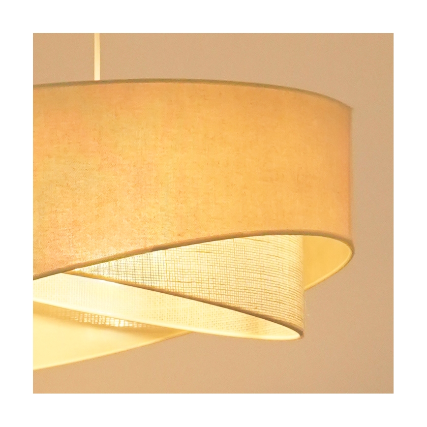 Brilagi - LED Lühter LYRA 1xE27/15W/230V kreemikas