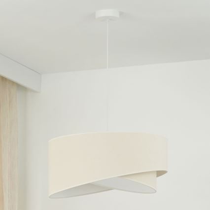 Brilagi - LED Lühter LYRA 1xE27/15W/230V kreemikas/valge