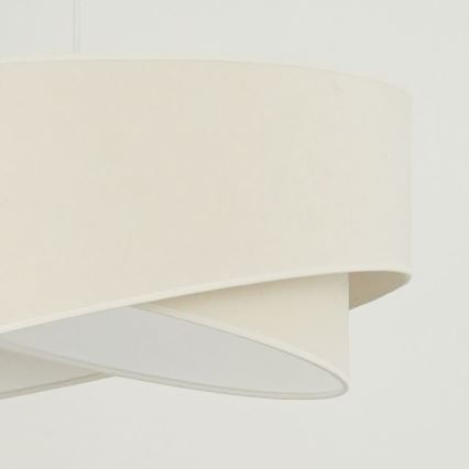 Brilagi - LED Lühter LYRA 1xE27/15W/230V kreemikas/valge