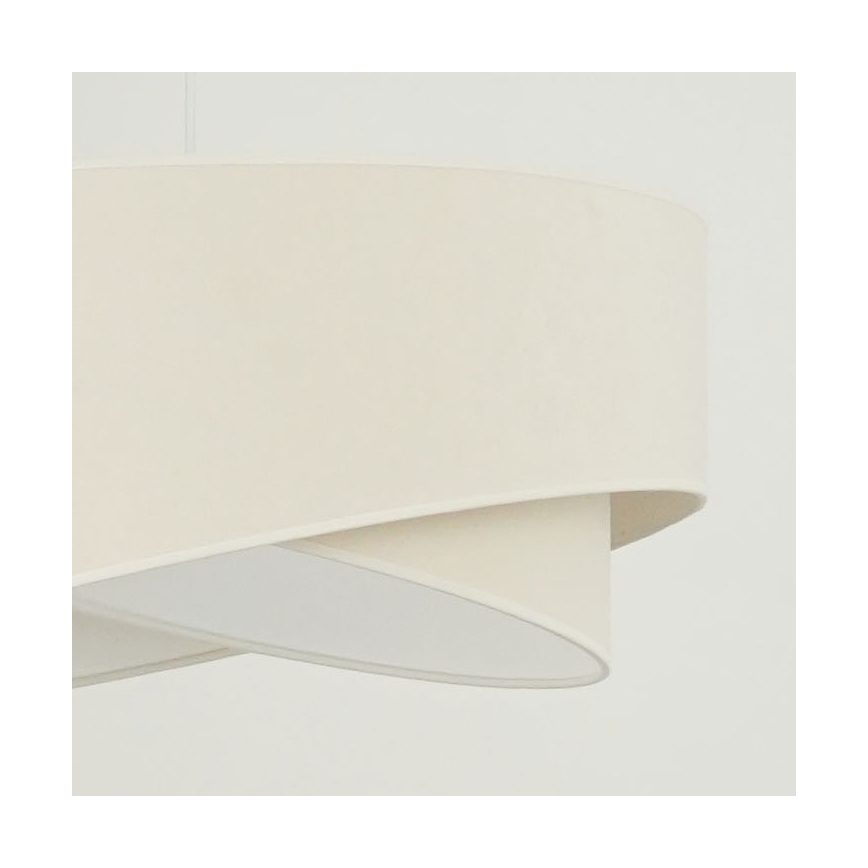 Brilagi - LED Lühter LYRA 1xE27/15W/230V kreemikas/valge