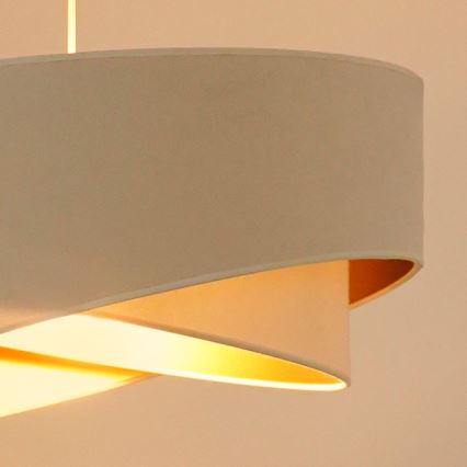 Brilagi - LED Lühter LYRA 1xE27/15W/230V kreemikas/valge