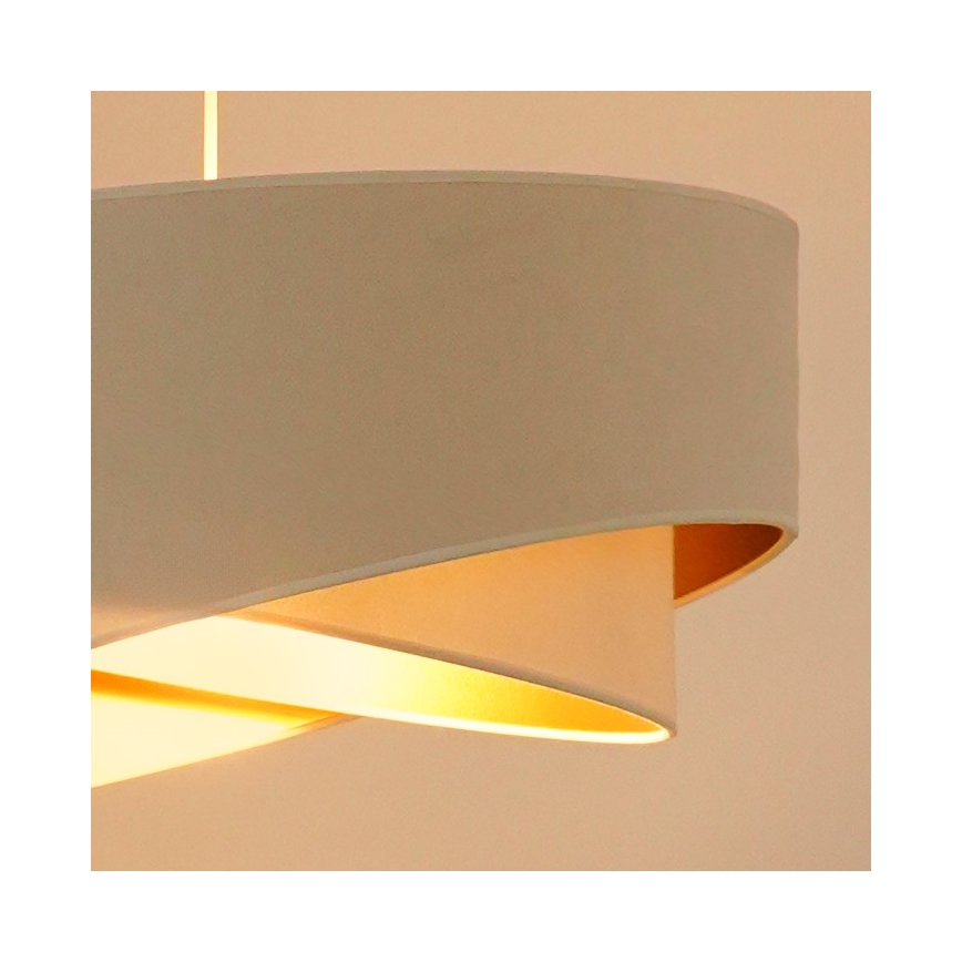 Brilagi - LED Lühter LYRA 1xE27/15W/230V kreemikas/valge