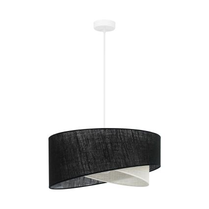 Brilagi - LED Lühter LYRA 1xE27/15W/230V must/kreemikas