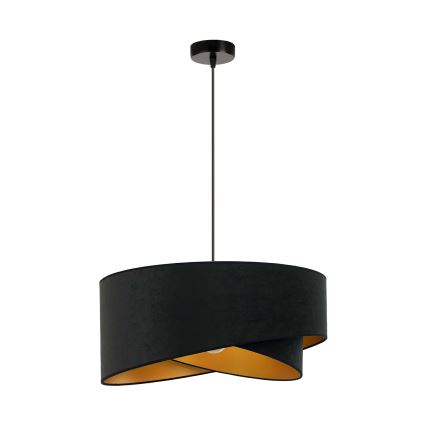 Brilagi - LED Lühter LYRA 1xE27/15W/230V must/kuldne
