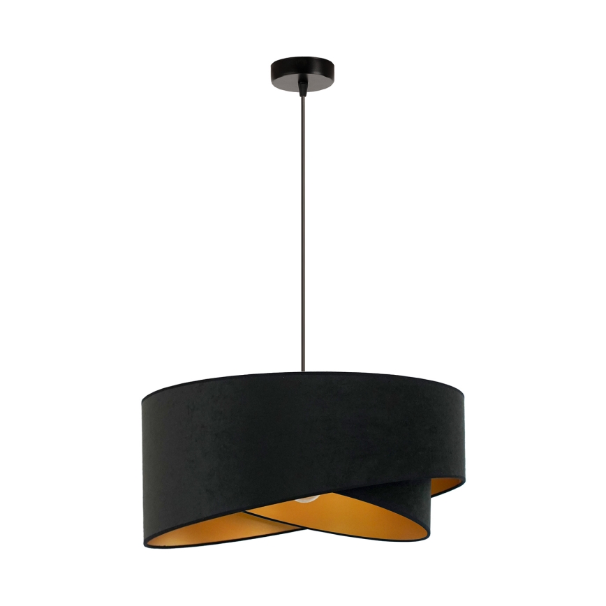 Brilagi - LED Lühter LYRA 1xE27/15W/230V must/kuldne