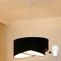 Brilagi - LED Lühter LYRA 1xE27/15W/230V must/valge