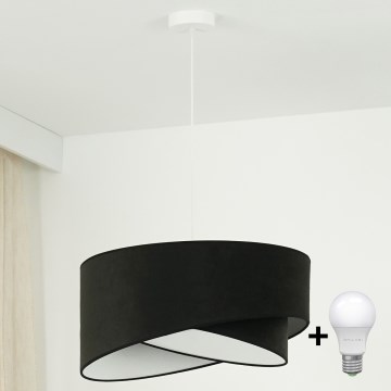 Brilagi - LED Lühter LYRA 1xE27/15W/230V must/valge