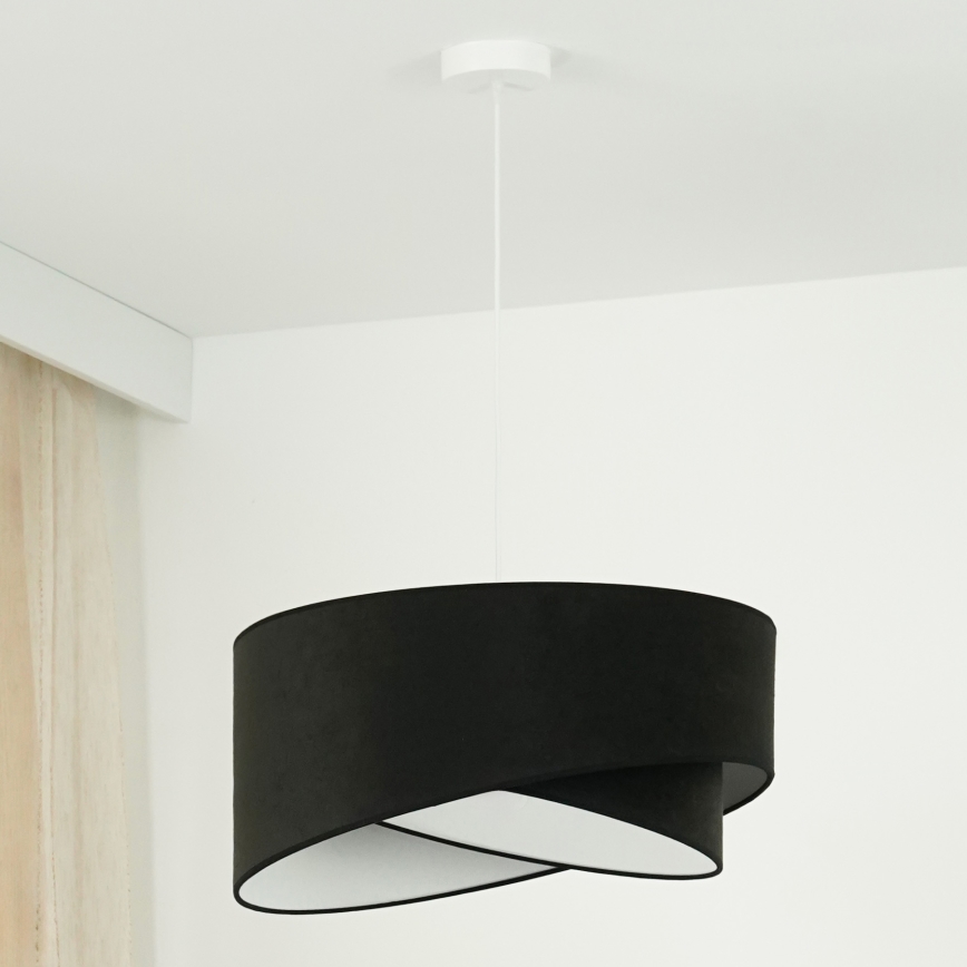 Brilagi - LED Lühter LYRA 1xE27/15W/230V must/valge