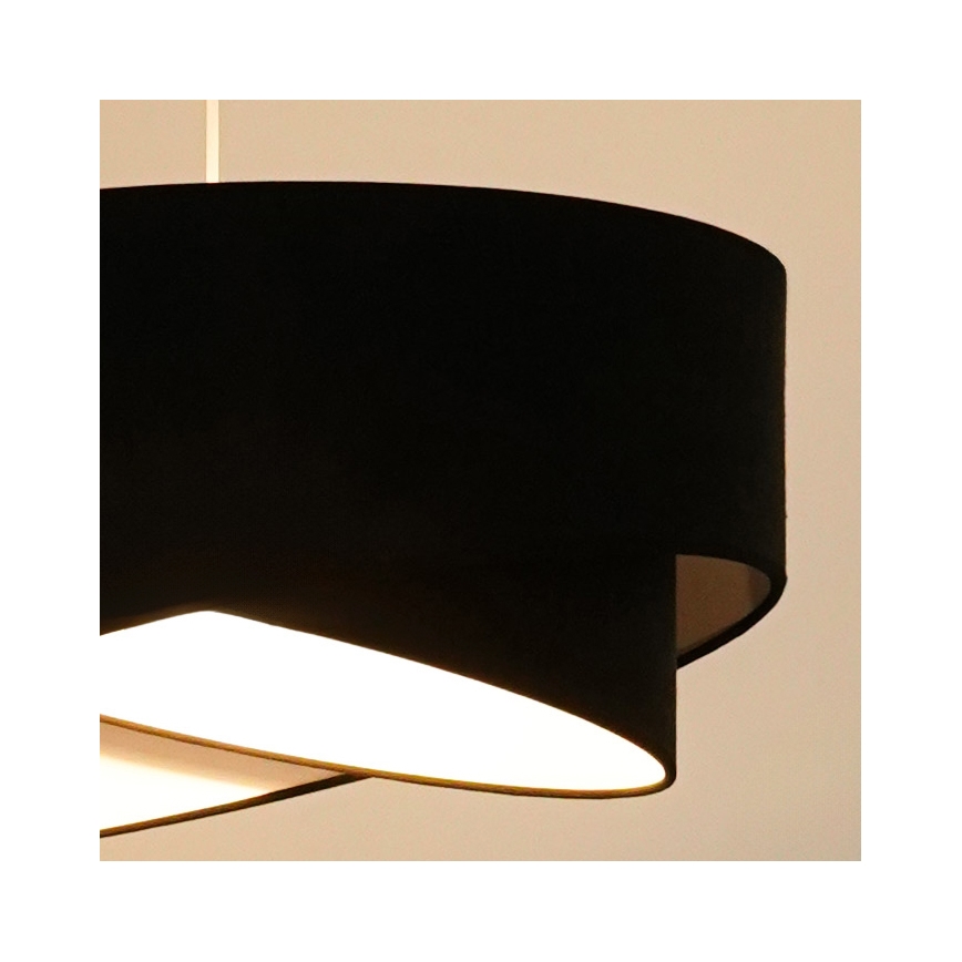 Brilagi - LED Lühter LYRA 1xE27/15W/230V must/valge