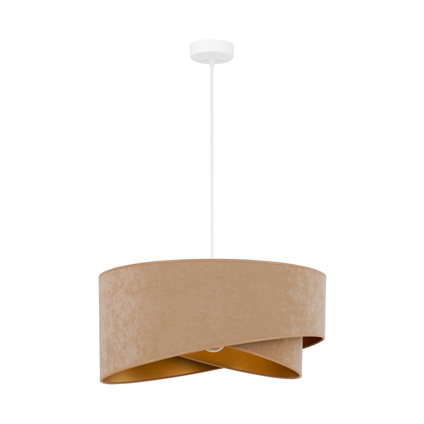 Brilagi - LED Lühter LYRA 1xE27/15W/230V pruun/kuldne