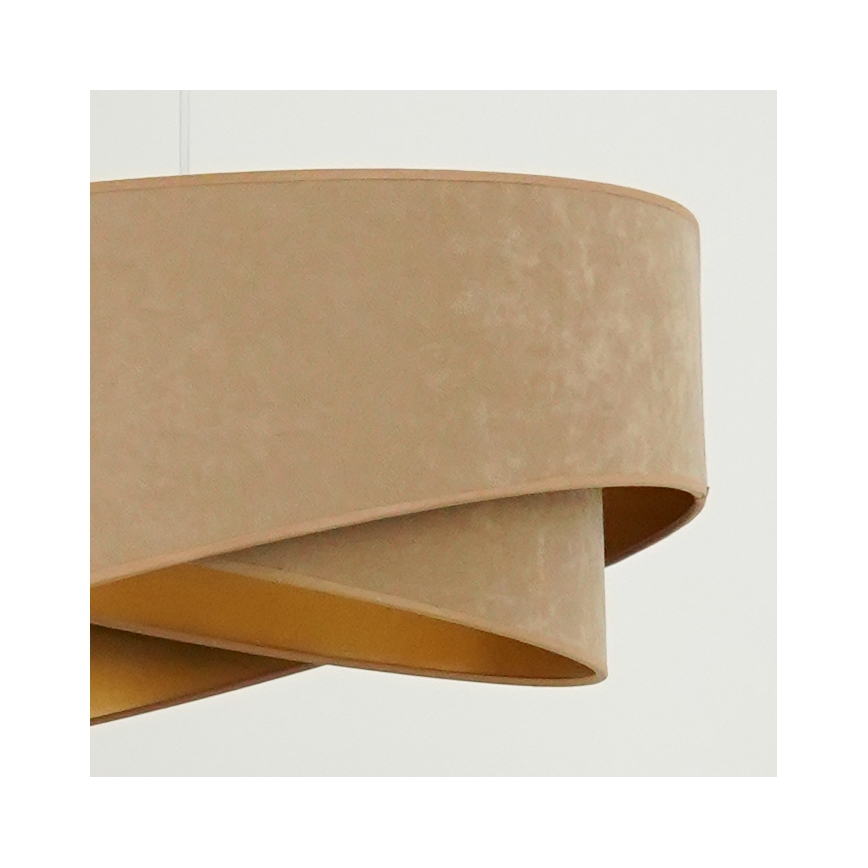 Brilagi - LED Lühter LYRA 1xE27/15W/230V pruun/kuldne