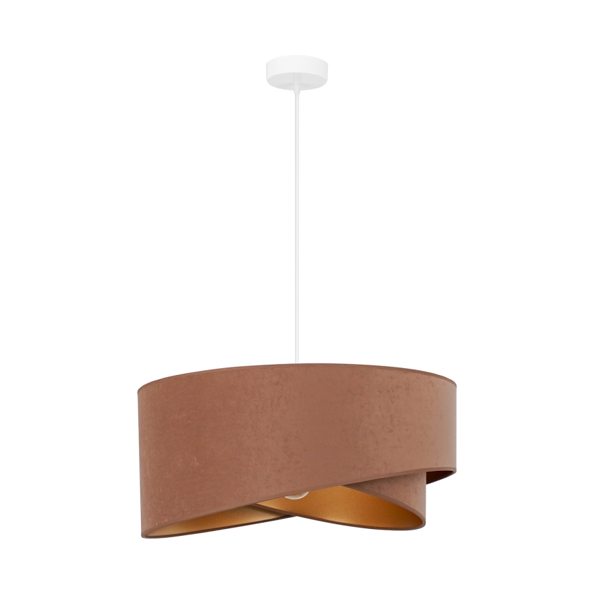 Brilagi - LED Lühter LYRA 1xE27/15W/230V pruun/kuldne