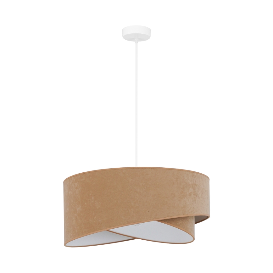 Brilagi - LED Lühter LYRA 1xE27/15W/230V pruun/valge