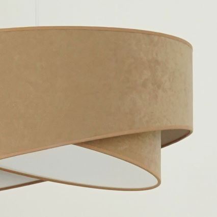 Brilagi - LED Lühter LYRA 1xE27/15W/230V pruun/valge