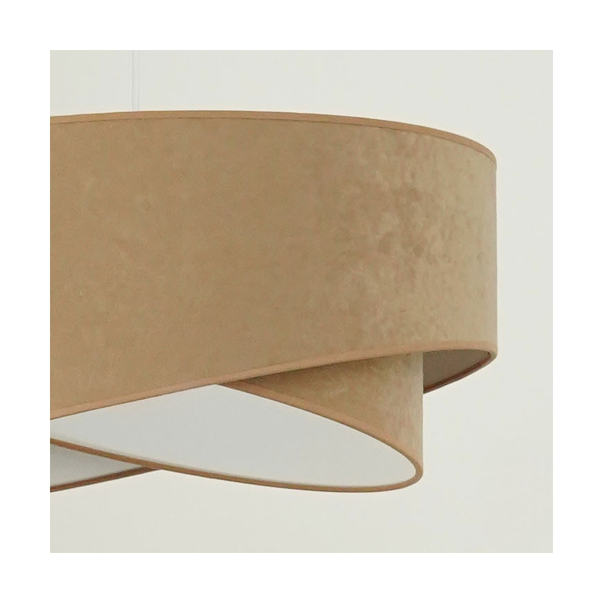 Brilagi - LED Lühter LYRA 1xE27/15W/230V pruun/valge