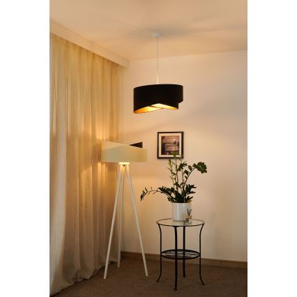 Brilagi - LED Lühter LYRA 1xE27/15W/230V tumepruun/kuldne
