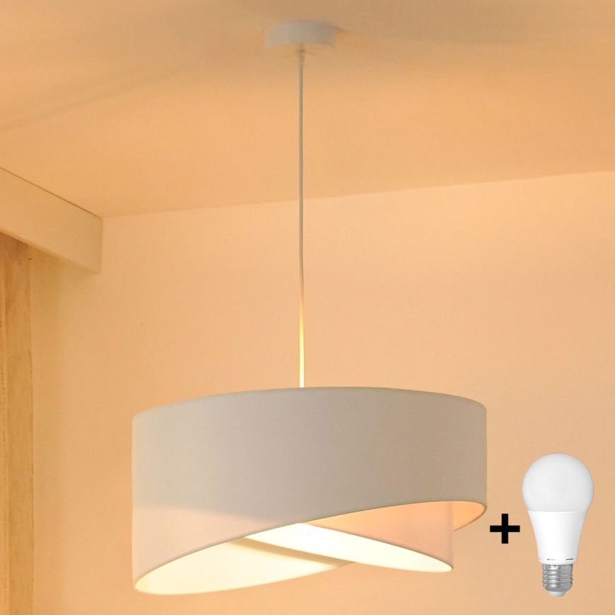 Brilagi - LED Lühter LYRA 1xE27/15W/230V valge
