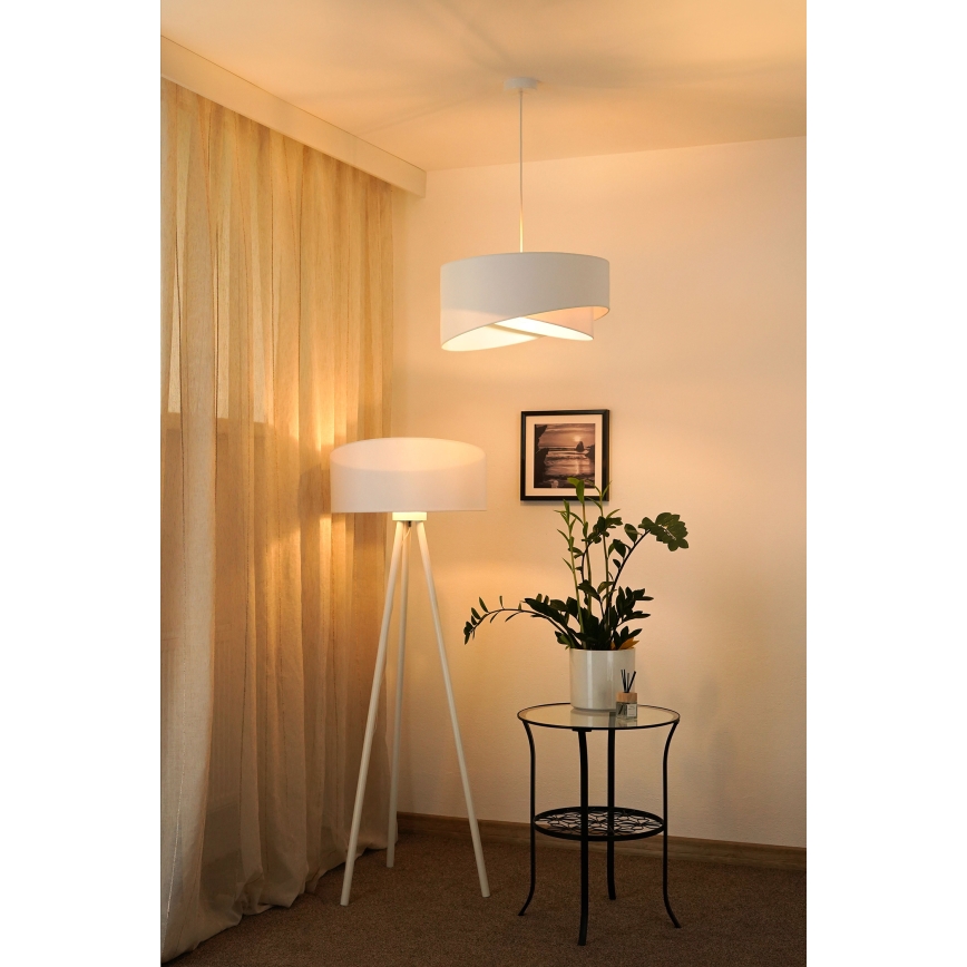 Brilagi - LED Lühter LYRA 1xE27/15W/230V valge