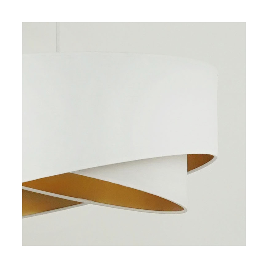 Brilagi - LED Lühter LYRA 1xE27/15W/230V valge/kuldne