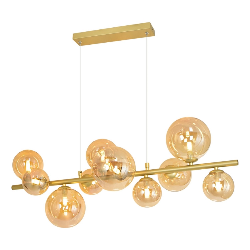 Brilagi - LED Lühter MILLA 10xG9/3W/230V kuldne