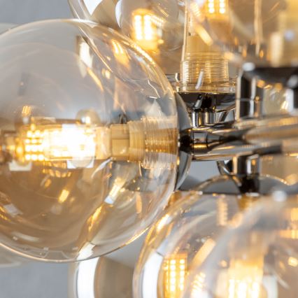 Brilagi - LED Lühter MILLA 10xG9/3W/230V läikiv kroom/kuldne