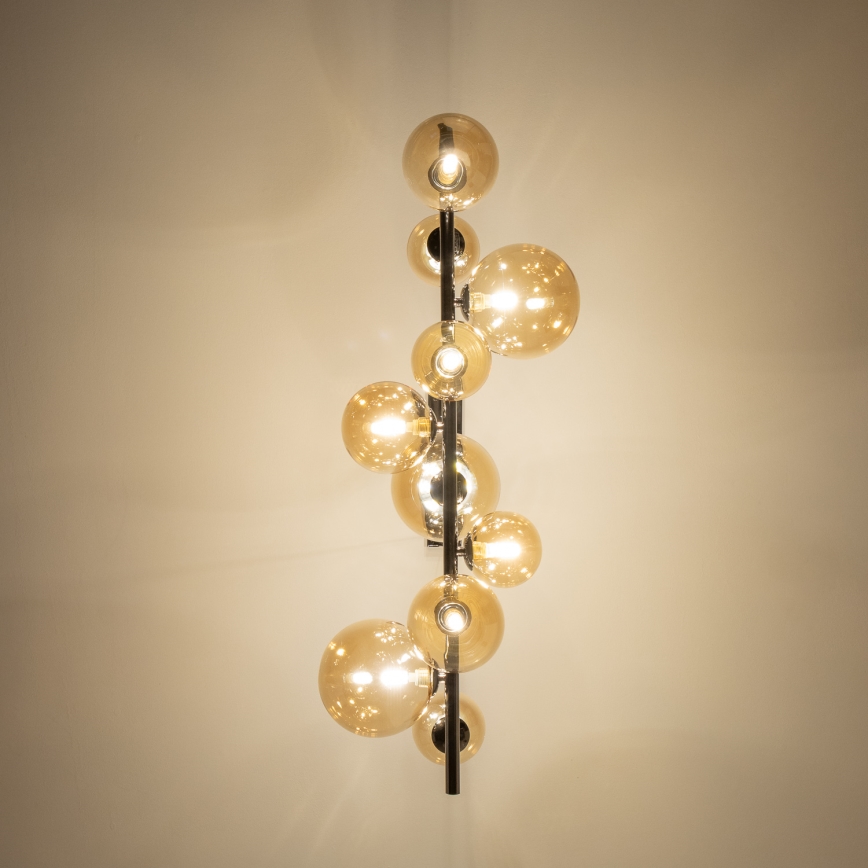 Brilagi - LED Lühter MILLA 10xG9/3W/230V läikiv kroom/kuldne