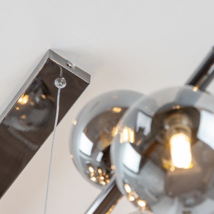 Brilagi - LED Lühter MILLA 10xG9/3W/230V läikiv kroom/suitsune
