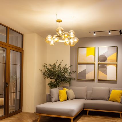 Brilagi - LED Lühter MILLA 15xG9/3W/230V kuldne