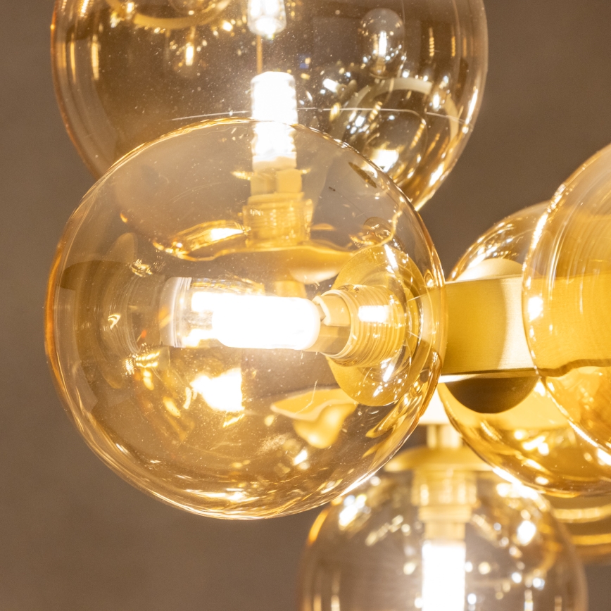 Brilagi - LED Lühter MILLA 15xG9/3W/230V kuldne