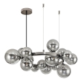 Brilagi - LED Lühter MILLA 15xG9/3W/230V läikiv kroom/suitsune