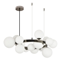 Brilagi - LED Lühter MILLA 15xG9/3W/230V läikiv kroom/valge