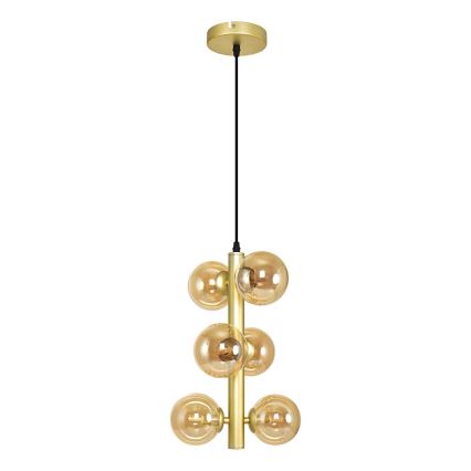 Brilagi - LED Lühter MILLA 6xG9/3W/230V kuldne