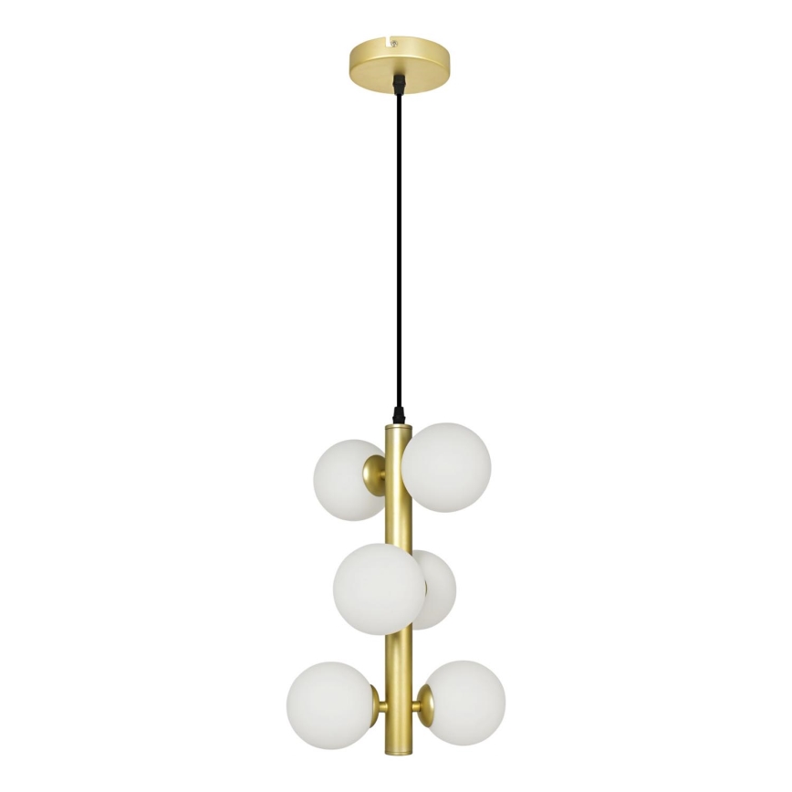 Brilagi - LED Lühter MILLA 6xG9/3W/230V kuldne/valge