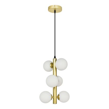 Brilagi - LED Lühter MILLA 6xG9/3W/230V kuldne/valge